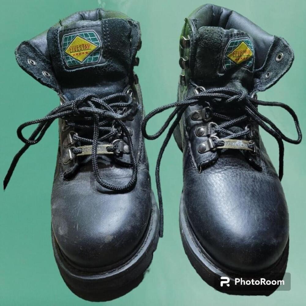 Five Star Steel Toe | Leather Classic Construction Boot | Black